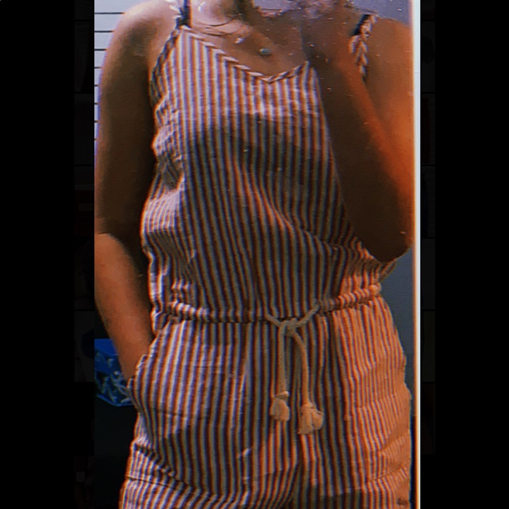 Altard state red and white romper